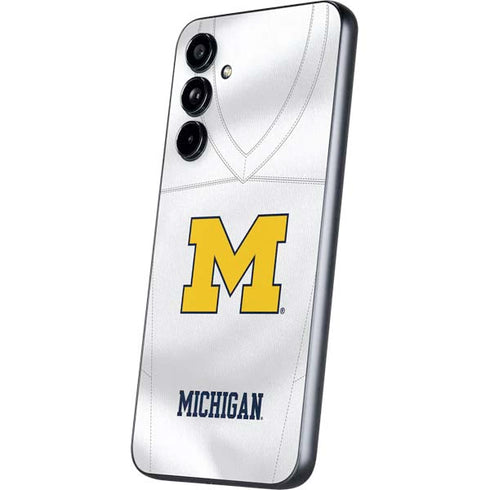University of Michigan White Jersey Galaxy A54 5G Skin